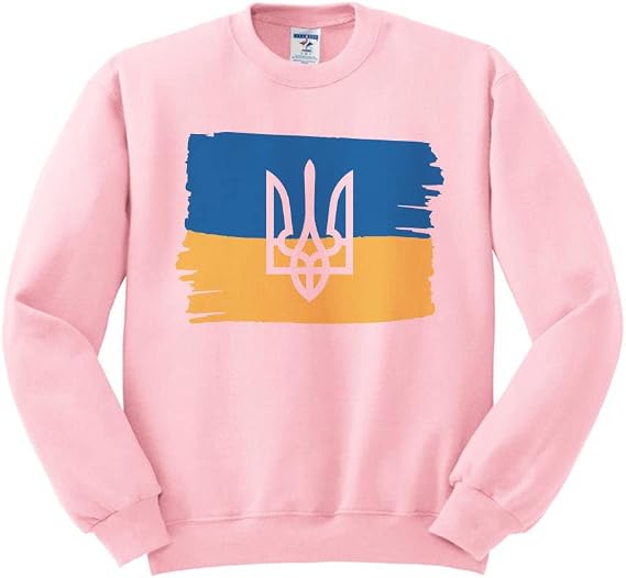 TeesAndTankYou Ukraine Flag Sweatshirt Unisex