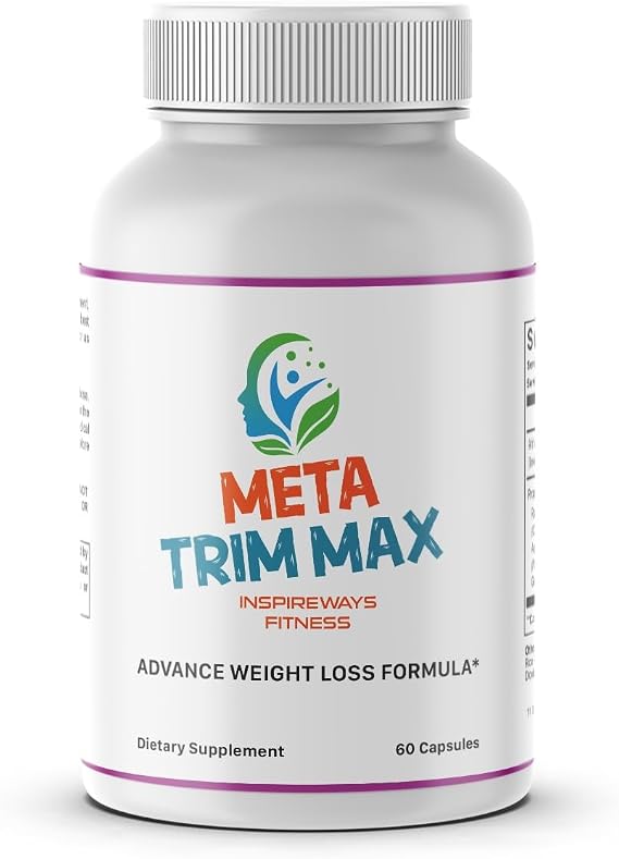 Meta Trim Max Official Premium All Natural Daily Health Support (1 Pack - 60 Capsules)