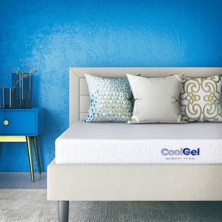 Classic Brands Cool Gel Memory Foam 6-Inch Mattress | CertiPUR-US Certified | Bed-in-a-Box, Queen
