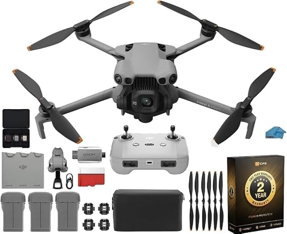 DJI Mini 5 Pro | Fly More Combo (RC-N3) | 1-Inch CMOS Camera, 3-Battery Bundle, Omnidirectional Obstacle Sensing & 20km Transmission Professional Drone Kit