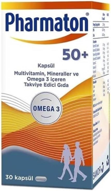 Pharmaton 50 Plus 30 Capsules