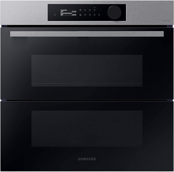 Samsung Dual Cook Flex Electric Self Cleaning Oven with Added Steam - Stainless Steel [Energy Class A+]