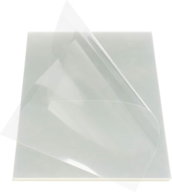 50 Sheets Inkjet Transparency Paper,100% Clear Inkjet Transparency Film for Inkjet Printers,Overhead Projector Transparencies and Screen Prints (8.5x11 Inches)