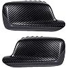 AstraDepot 1 Pair Carbon Fiber Side Mirror Cover Compatible with BMW 7-Series E65 E66 E67 E46 325Ci 330Ci Coupe Cabrio 2Dr
