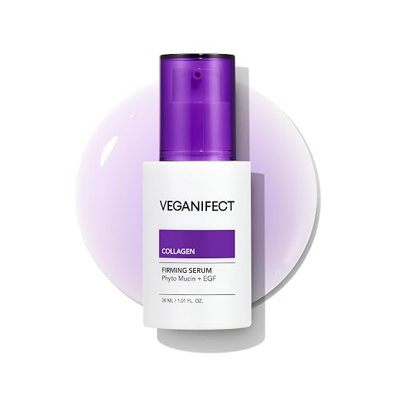 VEGANIFECT NMN Collagen Serum | Elasticity & Firm-Looking Booster with Peptides & Centella Asiatica & Hyaluronic Acid | Skin Resilience & Fine Line Care | Korean Skincare, 1.01 fl.oz
