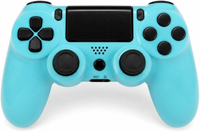 Çeşithane Doubleshock 4 Kablosuz Oyun Kolu – PS4 / PC/Android Uyumlu, Bluetooth Gamepad, Titreşimli, Touchpad & Gyro Sensörlü Kontrolcü (Turkuaz)