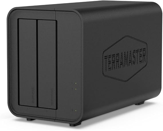 TERRAMASTER D2-320 2-Bay USB Hard Disk Enclosure USB 3.2 Gen 2 10Gbps Type-C 2Bay RAID 0, 1, Single, JBOD Compatible with Factory Direct Store HDD NOT Included