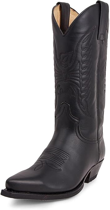 Cowboy Boots for Men Pointed Toe Western Boot Durable Classic Embroidered Pull on Boot Slip Resistant Country Boots