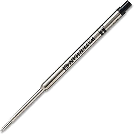 WATERMAN Ballpoint Pen Refill, Medium Point, Black Ink (834254)