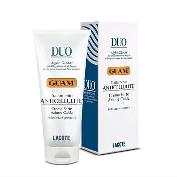 Guam DUO Anti-Cellulite Cream with Hot Action - Natural cellulite Treatment for Skin Tightening - Get Rid Of Cellulite - Seaweed Cellulite Cream - 200 ML Beauty