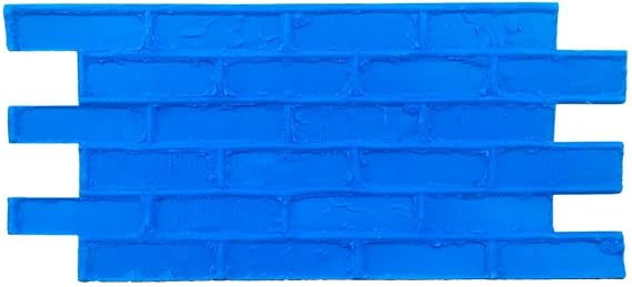 Standard Brick Vertical Concrete Stamps by Walttools for Walls, Fireplaces, Hardscapes, Seatwalls, etc. Sturdy Tools With Realistic Detail and Natural Texture Set