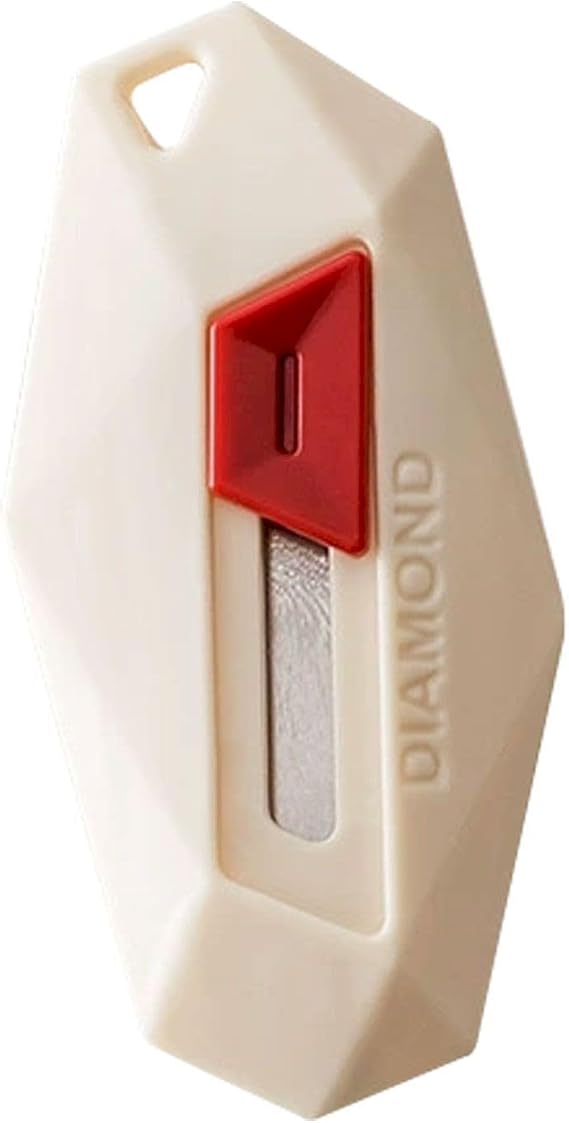 TEEKU Utility Retractable Opening Tool School Pocket Function Portable Cutting Students Cardboard Craft Cartons Letter Practical Box Cutter Household Kitchen Items (Beige, One Size)