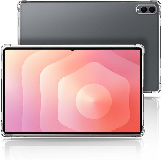 TPU Clear Tablet Case Compatible with Galaxy Tab S11 Ultra 14.6, Slim Transparent Soft Cover Shockproof Anti-Scratch Flexible Protective Shell