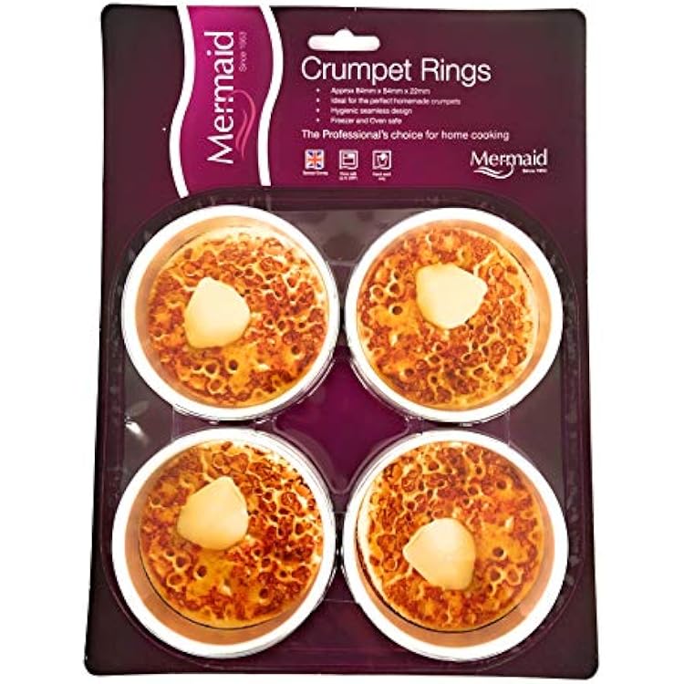 Samuel Groves 1817 4 Aluminum Crumpet Rings 85 x 20mm