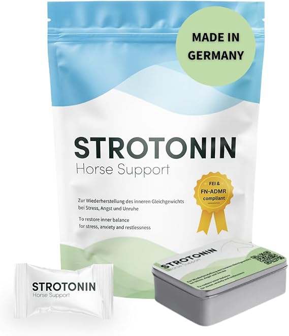 Horse Nerve Support Supplementary Feed for Horses for Stress Anxiety and Rest Magnesium Horse Challenging Phases: Transport Stable Change & Training Made in Germany Pack of 10