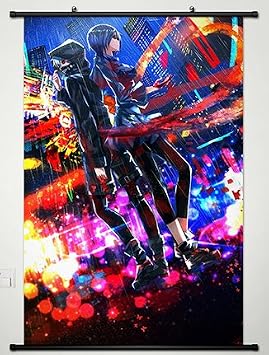 Tokyo Ghoul Wall Scroll Poster Fabric Painting For Anime Ken Kaneziki & Touka Kirishima 77 L