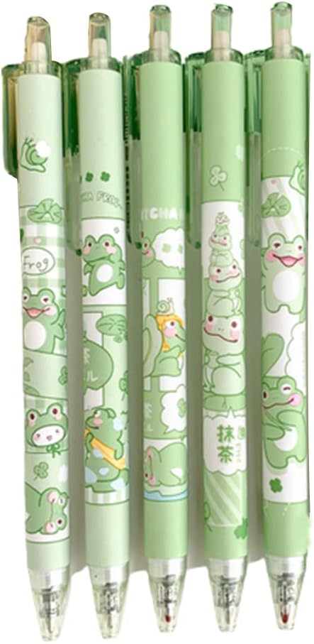 6 Pcs/set Japanese Stationery Cute Pens Stationary Pens Back To School Korean Stationery Cute Things Pens Kawaii Cute Pen