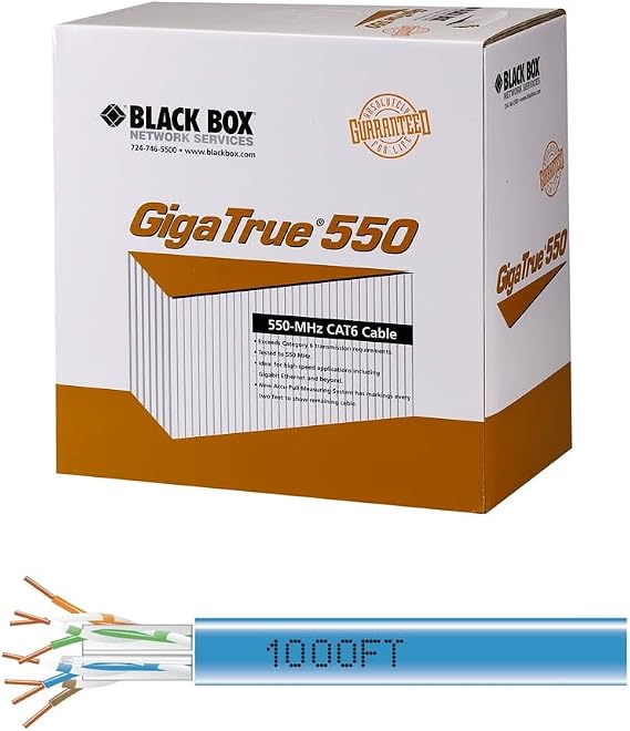 Black Box GigaTrue 550 Cat.6 Bulk Cable