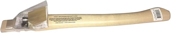 18 Inch Curved Hickory Replacement Handle Compatible with Stiletto STLHDL-MHC Durable Wooden Handle for 16 oz Titanium Hammer Heads