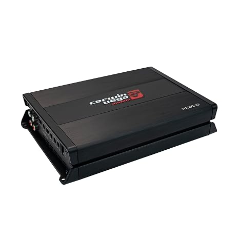 Cerwin-Vega Monoblock Class D Subwoofer Car Amplifier 1000W H1000.1D | bass control included, variable crossover, phase control, compact installation