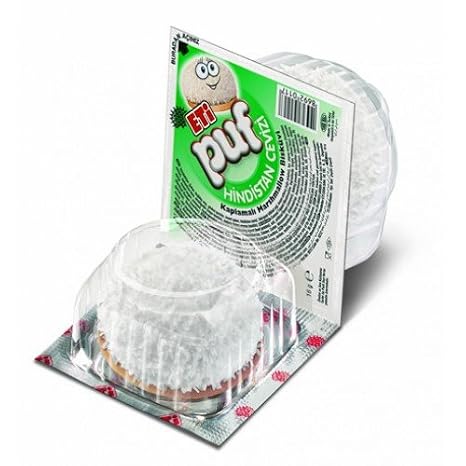 Eti Puf Hindistan Cevizli / Marshmallow Biscuit W/coconut - 16 Gr x 16