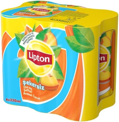 Lipton Ice Tea Şeftali Light Şekersiz Kutu 6x330 ml