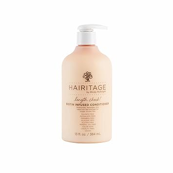 Hairitage Biotin & Jamaican Castor Oil Hair Conditioner for Thinning Hair - Promotes Hair Growth for Women and Men - Deep Conditioning Treatment - Extra-Strength Sulfate-Free - 13 Fl Oz