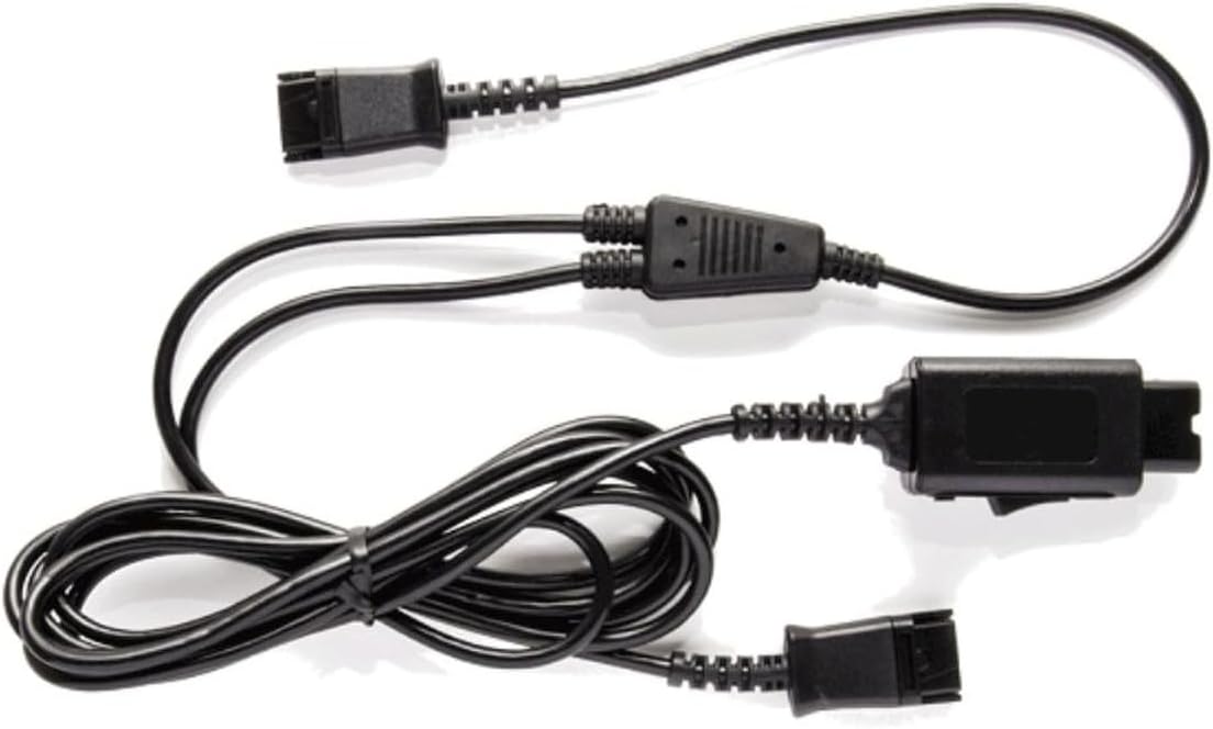 BL-11P Headset Connection Cable with Plantronics Compatible QD