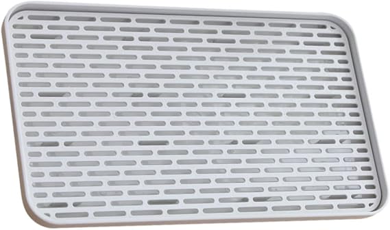 Double Layer Drain Tray for Cups and Fruit, White PP
