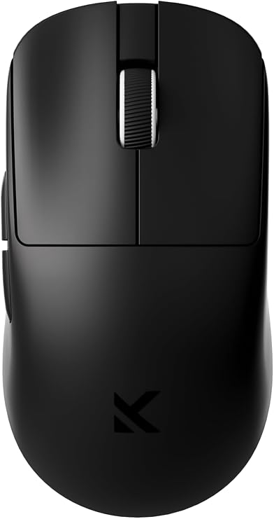 MCHOSE L7 Ultra Plus Wireless Gaming Mouse, PAW3950 42K Sensor, 500mAh, Wireless/Wired Dual 8K Polling, 46g Ultra-Light Weight, 2.4GHz RF/BT/Wired Tri-Mode Connection - Black