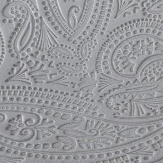 Cool Tools - Flexible Texture Tile - Mehndi Paisley - 4" X 2"
