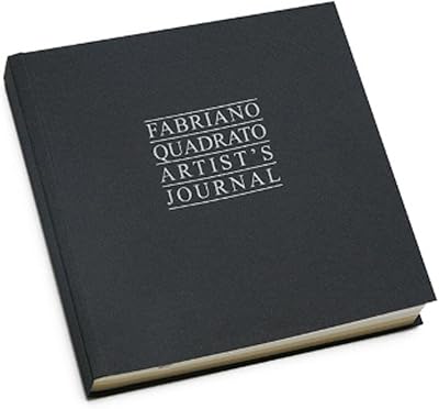 Fabriano Quadratto Artist Journal, 96 4-Color Sheets, 90 GSM, 9 x 9