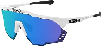 Scicon Sports Aeroshade Kunken Sport Performance Sunglasses WhitePhotochromic