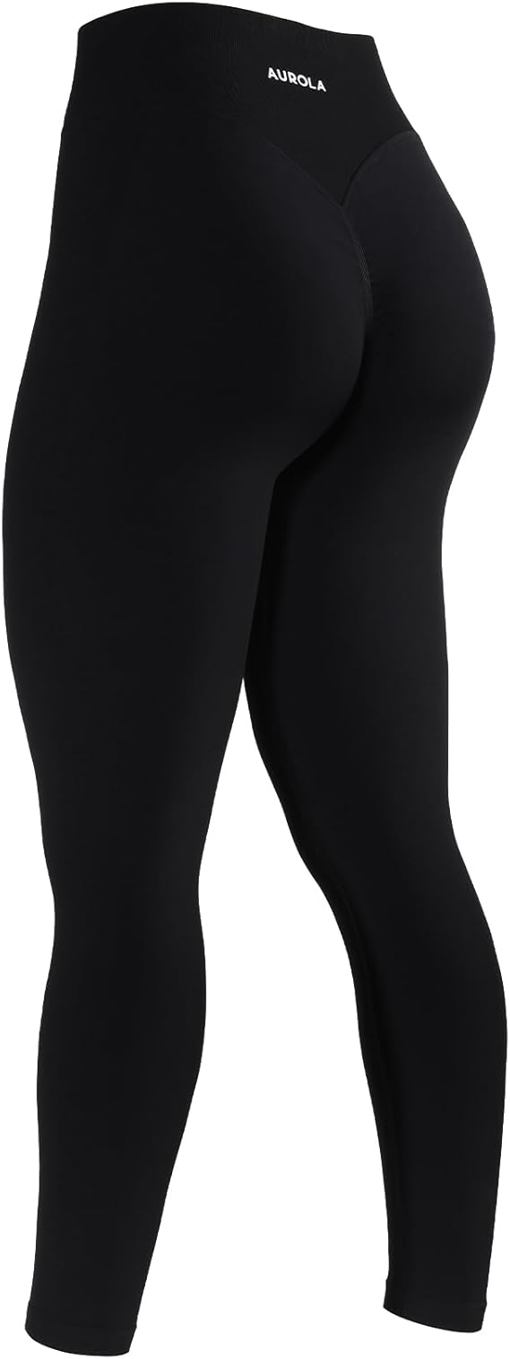 AUROLA Impressive Women Workout Leggings High Waist Yoga Pants, Seamless Running Athletic Leggings for Women