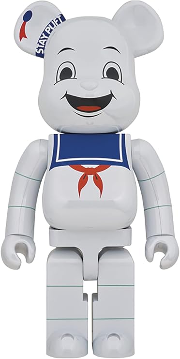 Stay Puft Marshmallow Man (White Chrome) 1000% Be@rbrick Collectible Figure