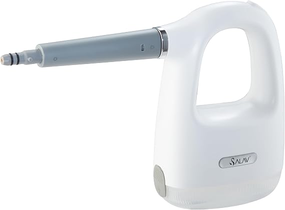 SALAV CS-100 CleanSteam Compact Steam Cleaner, Handheld Steam Cleaner with 10pc Accessories Set, Instant Refill, 1100 watts, Steam Lock Button for