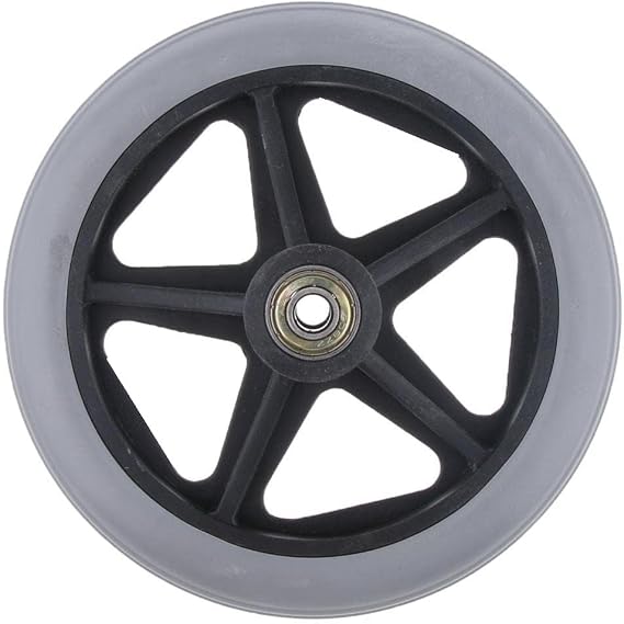 Walker Rollator Drive Wheelchair Replacement Parts Wheel (1) Grey Tire (HL320W (Front))