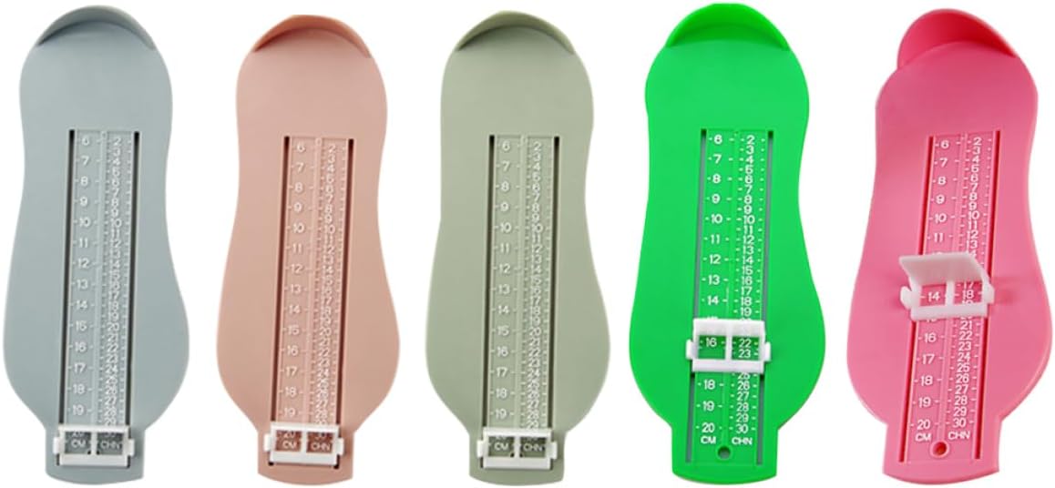 FOMIYES 5Pcs Kids Shoe Size Measurement Foot Gauge ABS Measuring Device