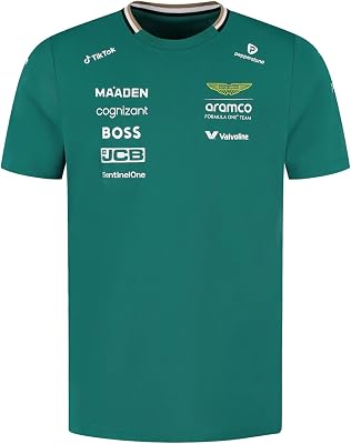 Aston Martin F1 2025 Kids Team Tshirt Green