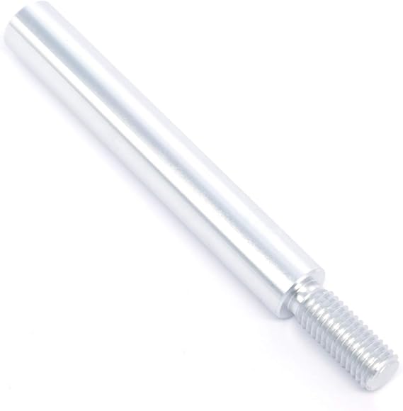 4'' Auto Shift Knobs Extension DIY Car Manual Gear Shifter Lever Extender Rally Drift (M10*1.5, Silver)