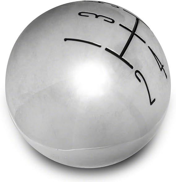 2010 Style Shift Knob; Chrome Compatible with 05-10 Mustang GT, V6