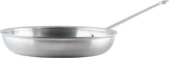 Winco 12" Aluminium Fry Pan, Natural Finish