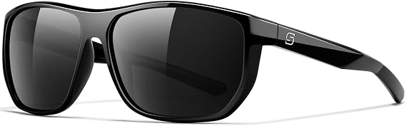 SUNGAIT Ultralight Polygon Sunglasses Men: Classic Square Polarized Sports Shades for Driving Running