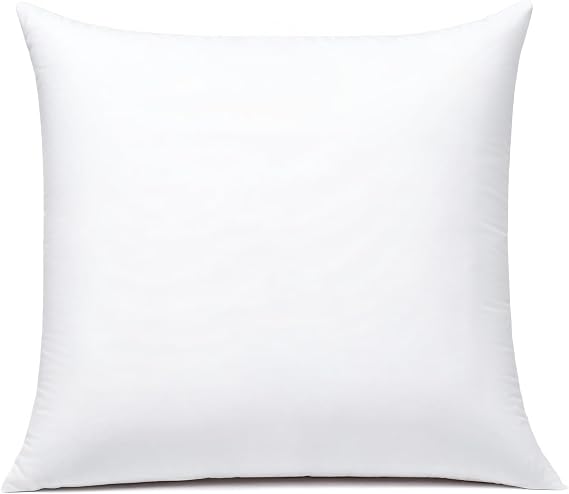 Throw Pillow Insert Premium Pillow Stuffer Sham Rectangle for Decorative Cushion Bed Couch Sofa 18x18 Inches