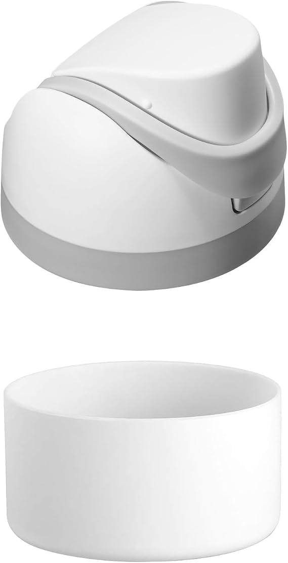 Replacement Lid for Owala Freesip, Replacement Parts Compatible with Owala Cup 24oz 32oz 40oz, Silicone Water Bottle Boot for Owala Freesip (Grey, 24 oz)