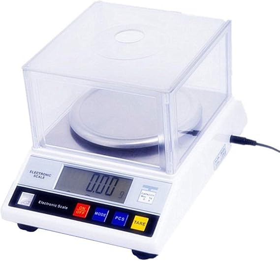 Digital Precision Electronic Scale Accurate Balance Laboratory High for Lab Pharmacy Jewelry Store Chemical Plant 13 Unit,600g/0.01g