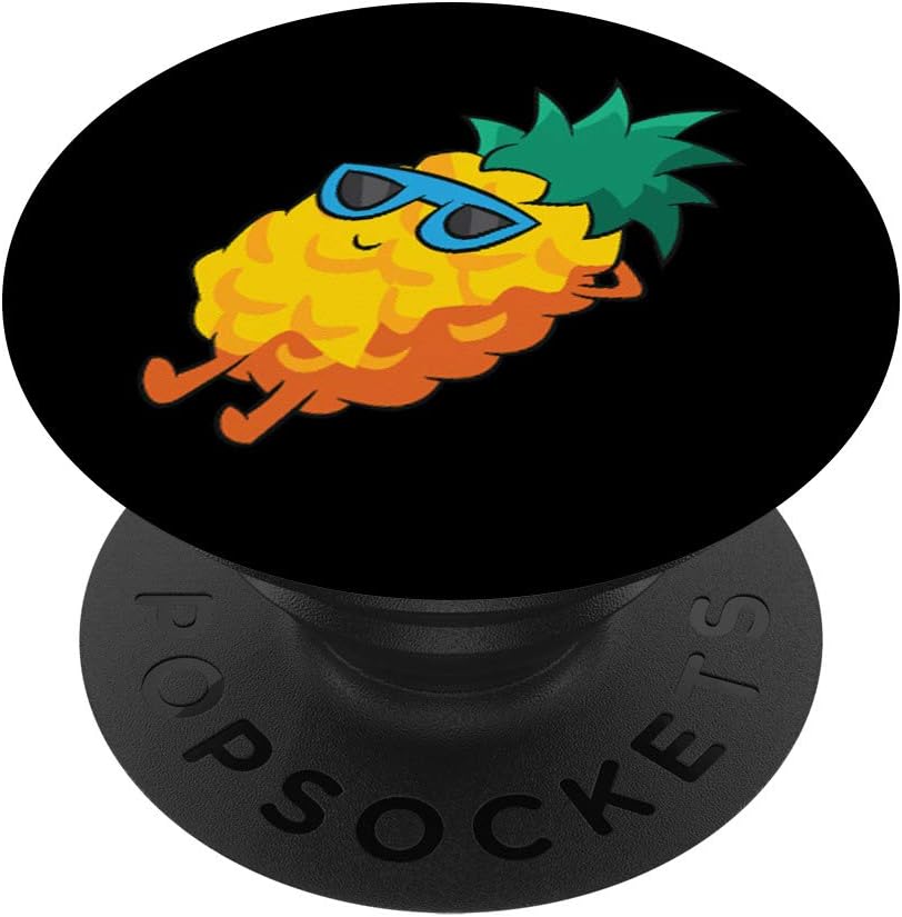 Pineapple Summer Fruit Sunglasses On Pineapple PopSockets Swappable PopGrip