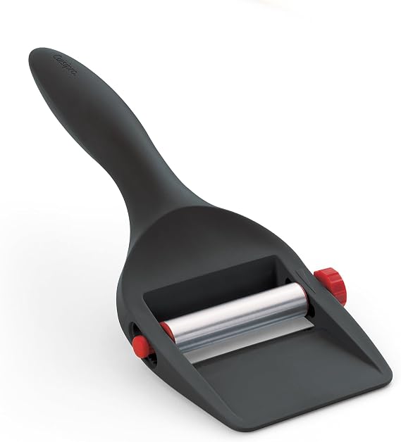 Cuisipro Cheese Slicer with Adjustable Knob for Desired Thickness, Stainless Steel and Nylon