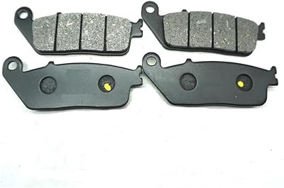 For SUZUKI AN650 BurgmanSkywave 650 2002-2019 AN650A BurgmanSkywave 650 2004-2012 AN 650 650A Motorcycle Semimetal Front And Rear Brake Pads Color : Front
