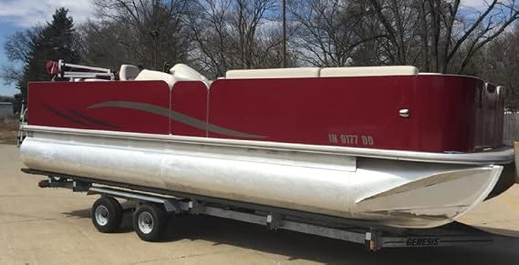 Replacement Pontoon Fence Paneling- 26" x 60' Wineberry